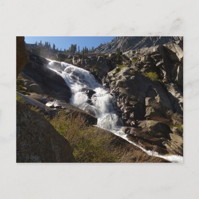 Tokopah Falls II at Sequoia National Park Postcard (Front)