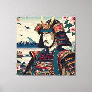Tokugawa Ieyasu: Ukiyo-E Masterpiece Canvas Print