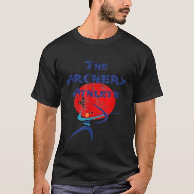Tokyo 2021 2020 Archery Athlete Matching Graphic T-Shirt (Front)