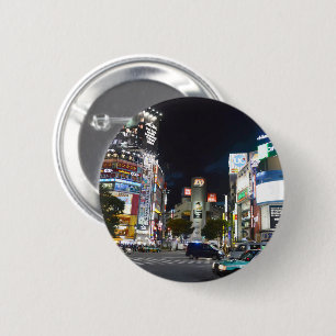 Tokyo 2 Inch Round Button