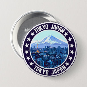 Tokyo 3 inch round button