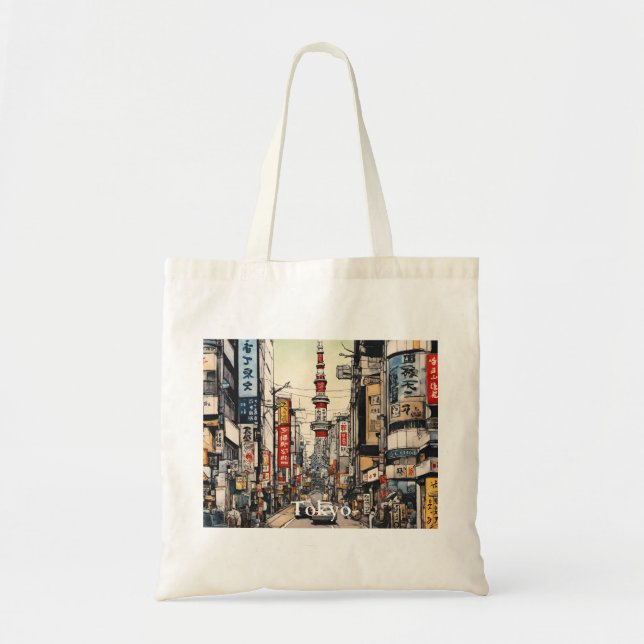 Tokyo (3) tote bag (Front)