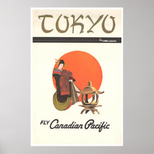 Tokyo Art Japan Travel Poster Japanese Print