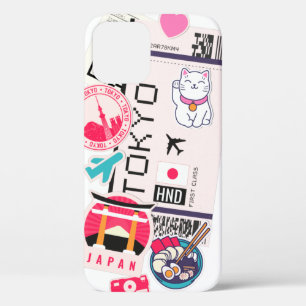 TOKYO BOARDING PASSES PHONE iPhone 12 CASE