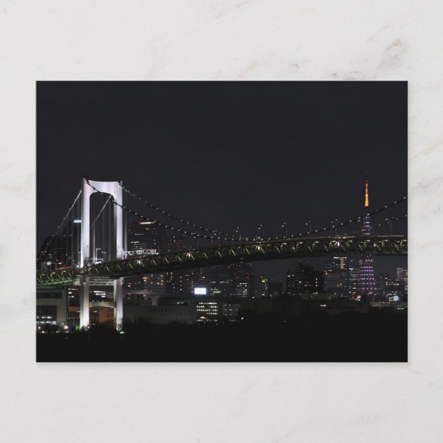 Tokyo by Night Postcard (Front)