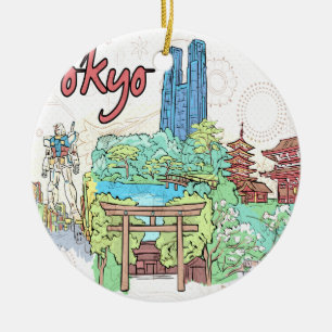 Tokyo Ceramic Ornament
