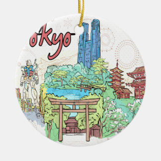 Tokyo Ceramic Ornament