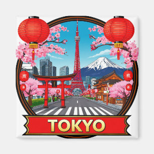 🧲 Tokyo City Break Vacation Memory Japan 🌆 Magnet