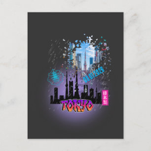 Tokyo City Travel Postcard