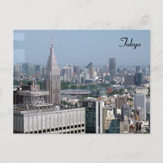 tokyo city view postcard (Front)