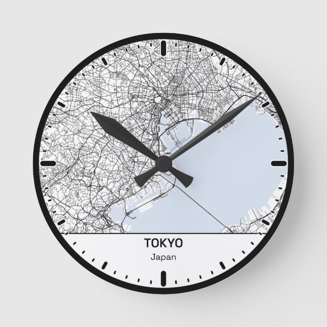 Tokyo Clock City Line Art (Front)