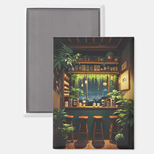 Tokyo Coffee House Magnet