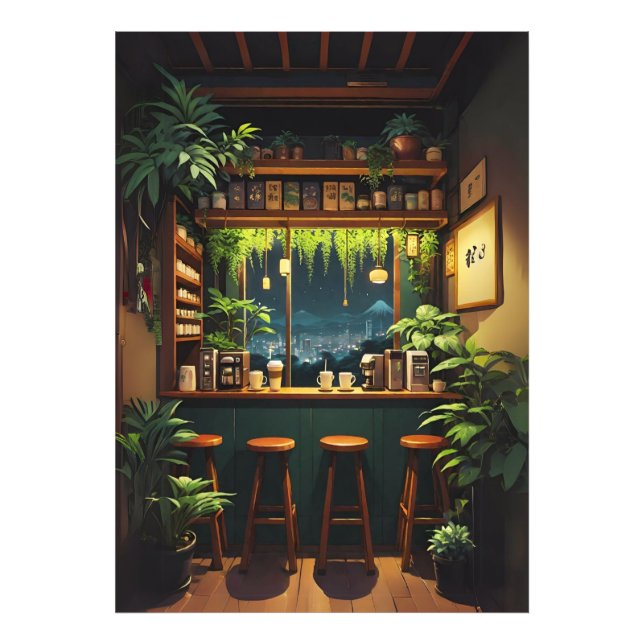 Tokyo Coffee House  Photo Print (Front)