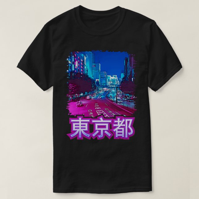 Tokyo Cyberpank T-Shirt (Design Front)