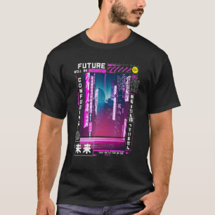Tokyo cyberpunk vaporwave in japanese retro vibes T-Shirt