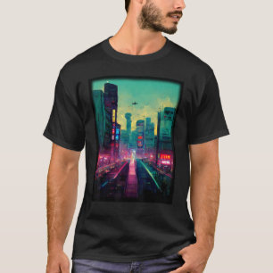 Tokyo Cyberpunks Retro lo-fi indie Japan vibe aest T-Shirt