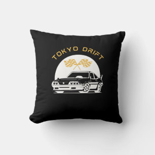 Tokyo Drift Throw Pillow