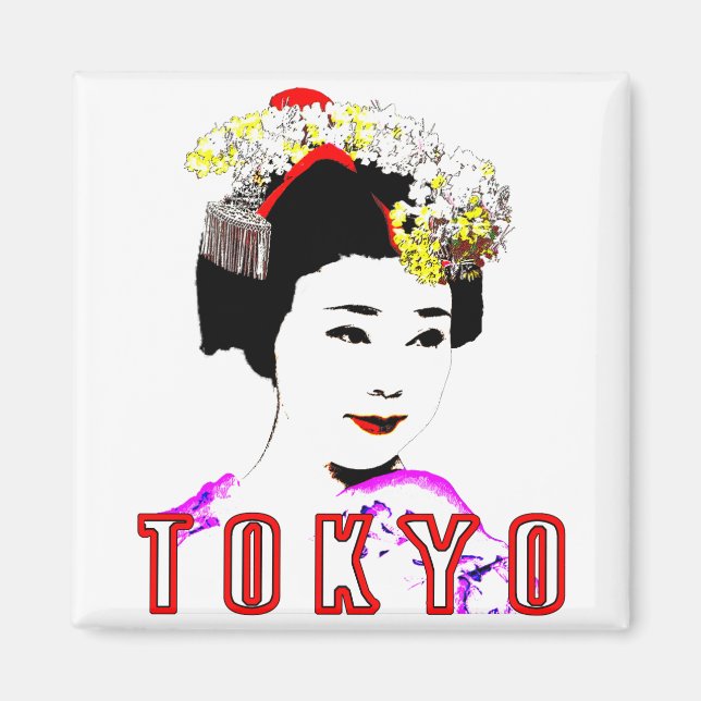 Tokyo Geisha Magnet (Devant)