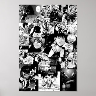 Tokyo Ghoul Manga Collage Poster