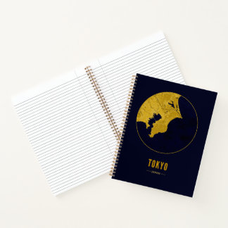 Tokyo Golden Map Notebook