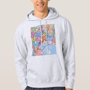 Tokyo Japan City Map Hoodie