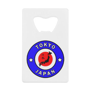 Tokyo Japan Credit Card Bottle Opener