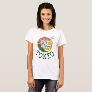 Tokyo Japan Japanese City Food Ramen Noodle Soup T-Shirt