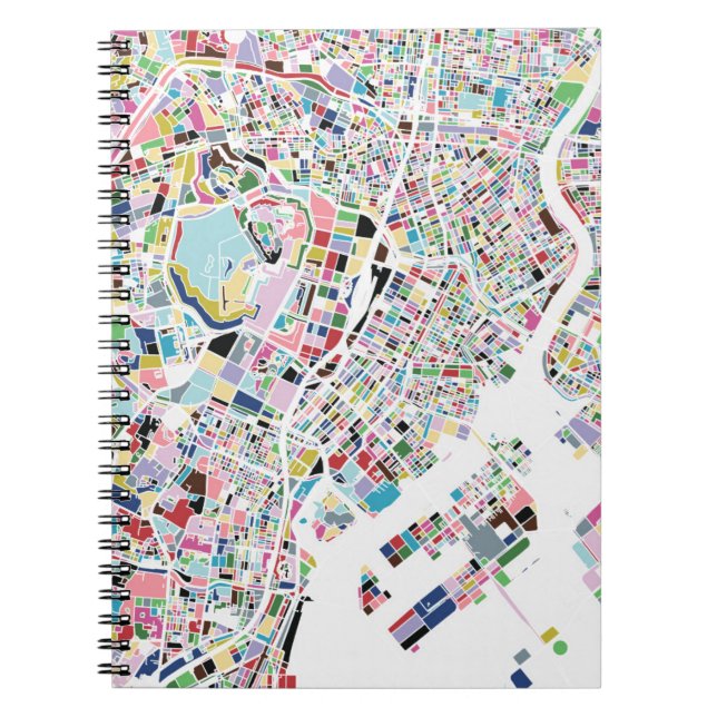 Tokyo Japan Map Notebook (Front)