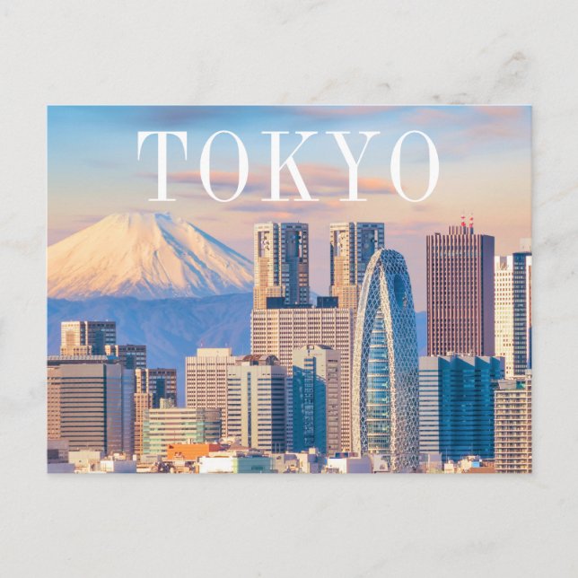 Tokyo Japan | Mount Fuji Postcard (Front)