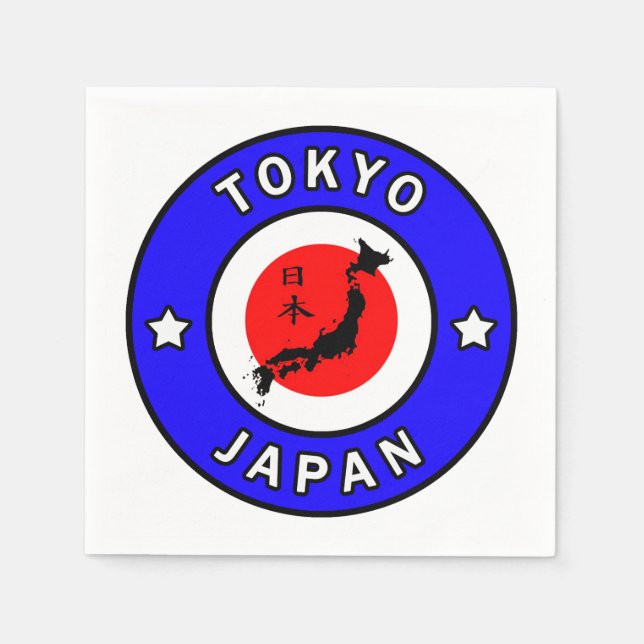 Tokyo Japan Napkin (Front)