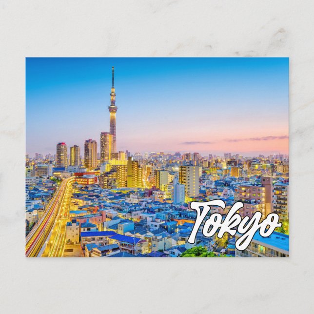 Tokyo, Japan Postcard (Front)