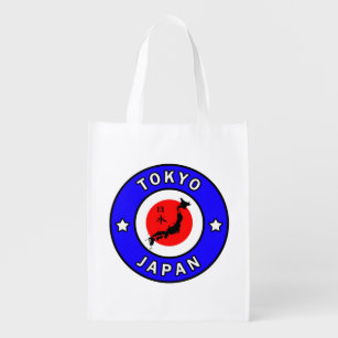 Tokyo Japan Reusable Grocery Bag