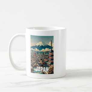 Tokyo Japan Scenic Mug - Iconic Illustration