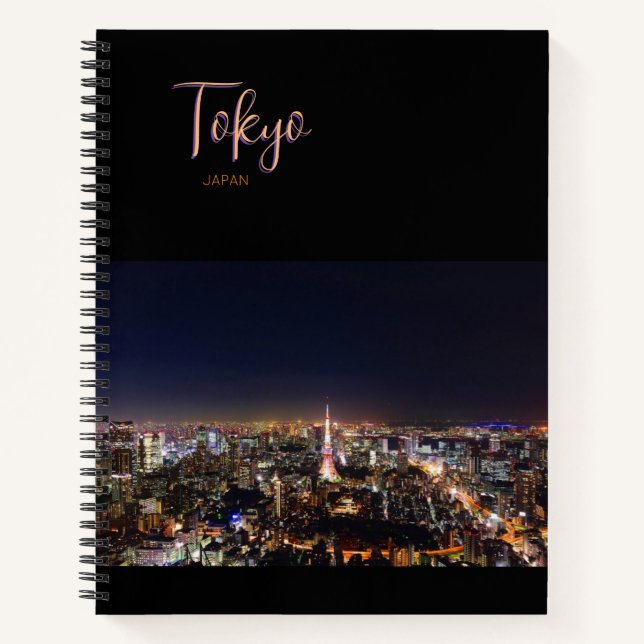 Tokyo Japan Scenic Notebook School Business (Front)