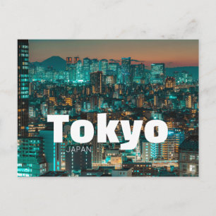 Tokyo Japan Scenic Travel Postcard