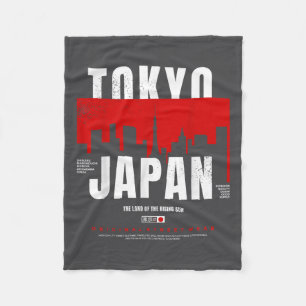 Tokyo Japan The Land Of The Rising Sun Original St Fleece Blanket
