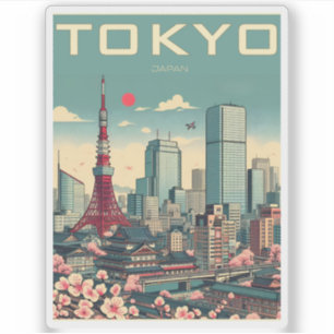 Tokyo Japan travel vintage gifts