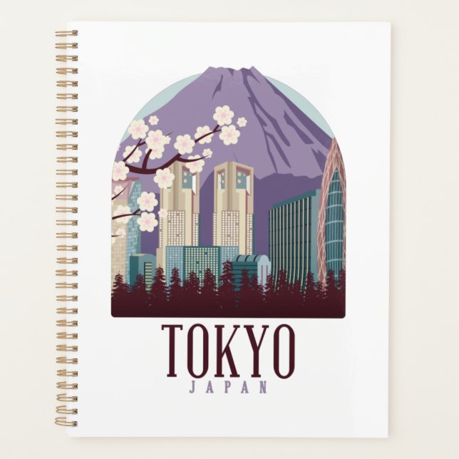 Tokyo Japon Japon Vintage voyage planificateur (Devant)
