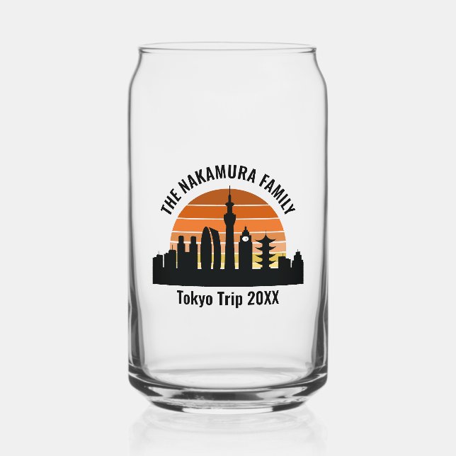 Tokyo Japon Sunset Custom Vacances Souvenir (Recto)