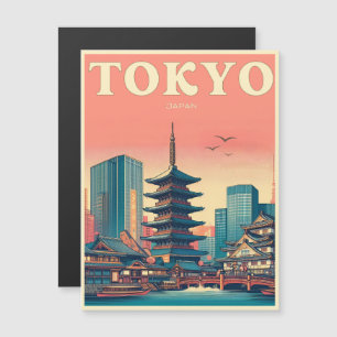 Tokyo Japon Voyage vintage cartes cadeaux magnifiq