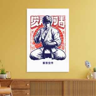 Tokyo Karate  Canvas Print