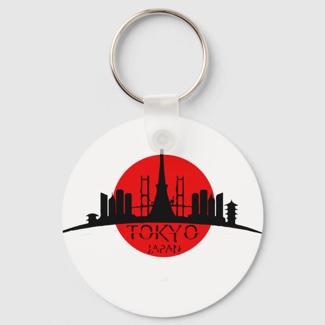 Tokyo Landmark Keychain (Front)
