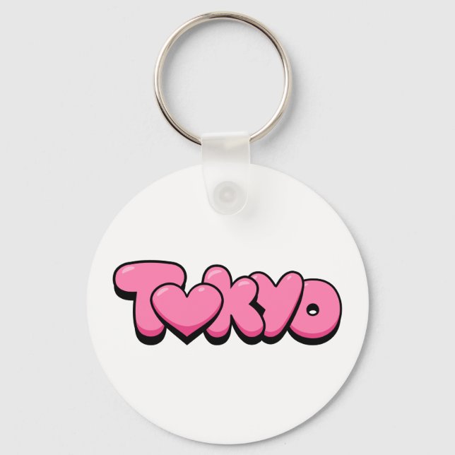Tokyo Love Keychain (Front)