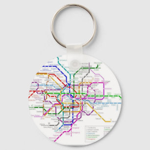 Tokyo Metro Map Keychain