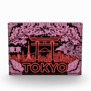 Tokyo Neon Design Photo Block