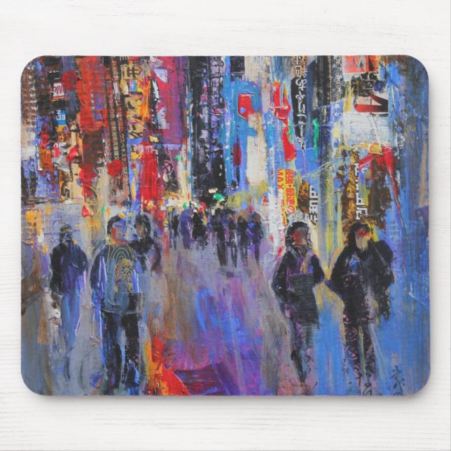 Tokyo Night Mouse Pad (Front)