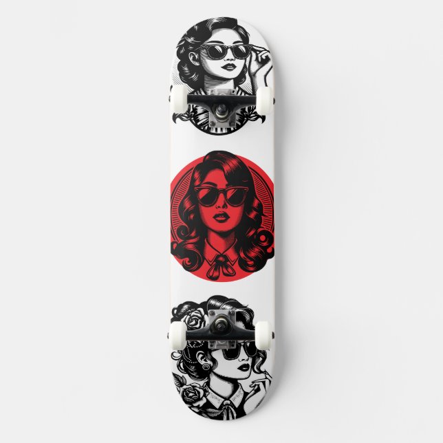 Tokyo Rose Skateboard (Front)