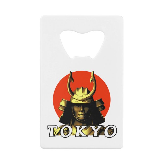 Tokyo Samurai Japan Bottle Opener Credit Card Bottle Opener (Front)