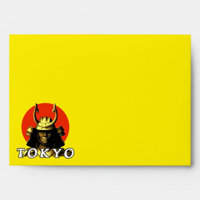 Tokyo Samurai Japan Envelope (Front)