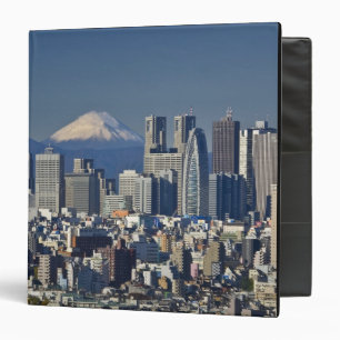 Tokyo, Shinjuku District Skyline, Mount Fuji, Binder